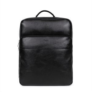 Sac à dos République en Cuir Noir