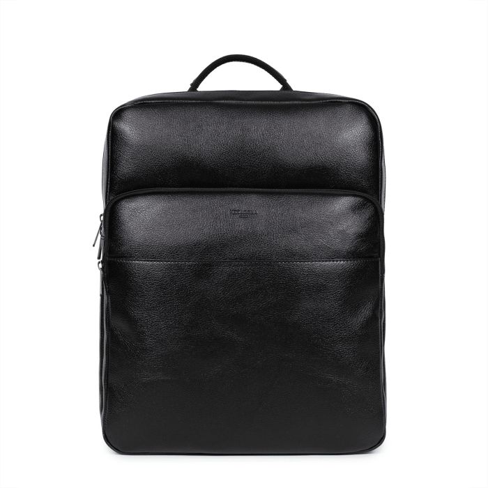 Sac à dos République en Cuir Noir