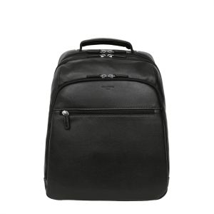 Sac à dos pour ordinateur 13 pouces Confort en Cuir 37 cm Noir