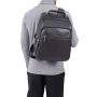 Sac à dos pour ordinateur 13 pouces Confort en Cuir 37 cm Noir