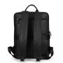 Sac à dos pour ordinateur 15 pouces Confort en Cuir 41 cm Noir