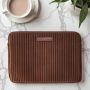 Housse ordinateur 13" 36 cm Velours Marron
