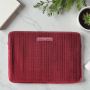 Housse ordinateur 13" 36 cm Velours Bordeaux