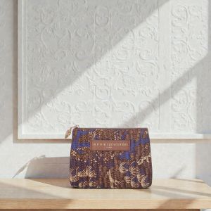 Porte monnaie 14 cm Marron Multicolore