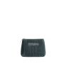 Porte monnaie 14,5 cm Velours Vert