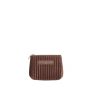 Porte monnaie 14,5 cm Velours Marron