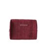 Grande trousse de maquillage Velours Bordeaux