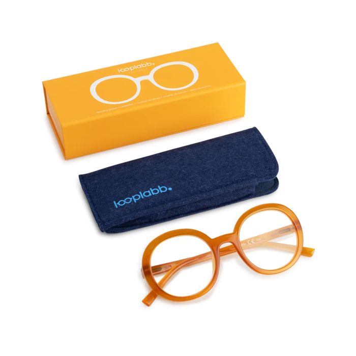 Lunettes de lecture Jane +1.50 anti-rayures Honey