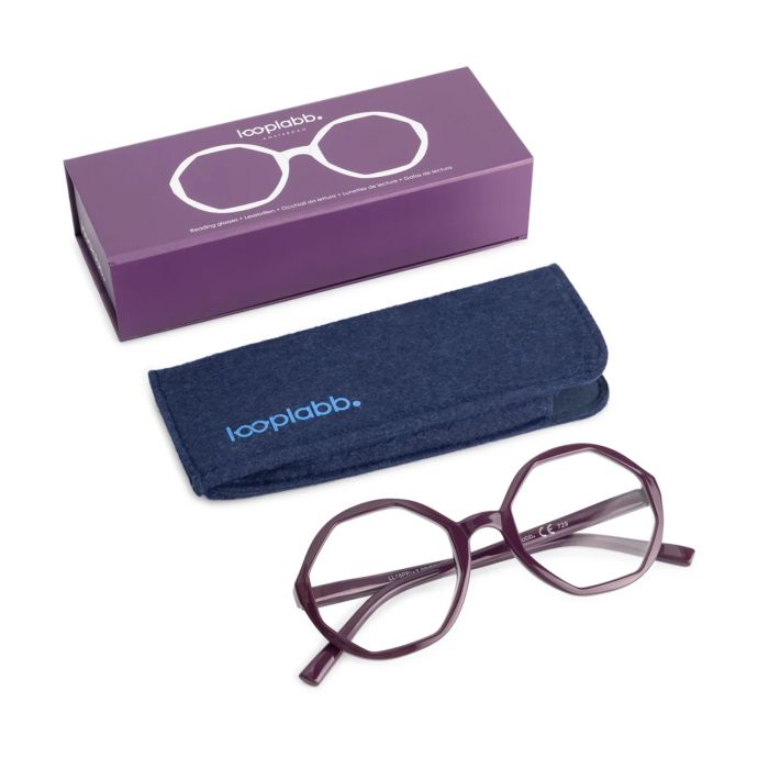 Lunettes de lecture Lolita +2.00 anti-rayures Purple plum