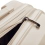 Valise cabine rigide Lutece Extensible 55 cm Beige