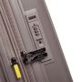 Valise cabine rigide Lutece Extensible 55 cm Marron