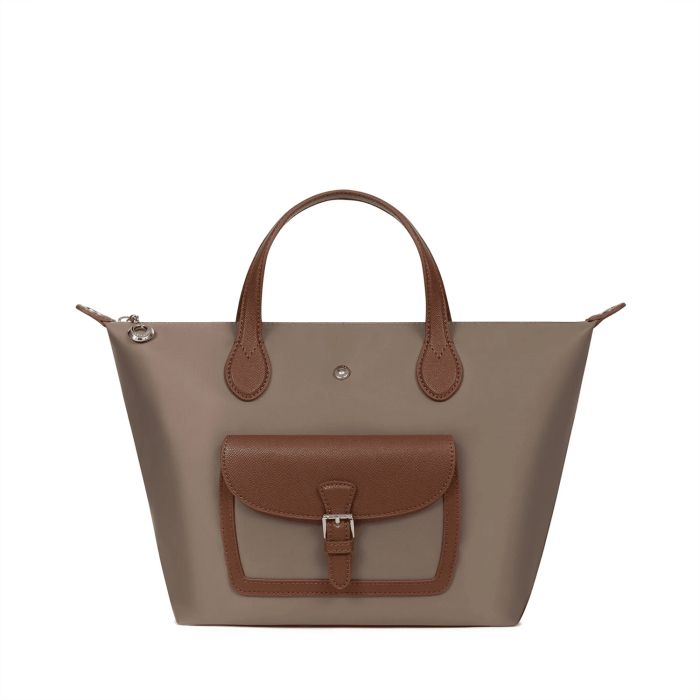 Sac cabas Kiana 37 cm Taupe/Marron