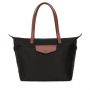 Sac cabas Pop 46 cm Noir/Marron Foncé