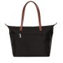 Sac cabas Pop 46 cm Noir/Marron Foncé