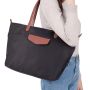 Sac cabas Pop 46 cm Noir/Marron Foncé
