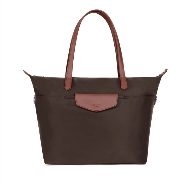 Sac cabas Pop 46 cm Marron Foncé