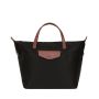 Sac cabas Pop 46 cm Noir/Marron Foncé