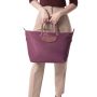 Sac cabas Pop 46 cm Noir/Marron Foncé