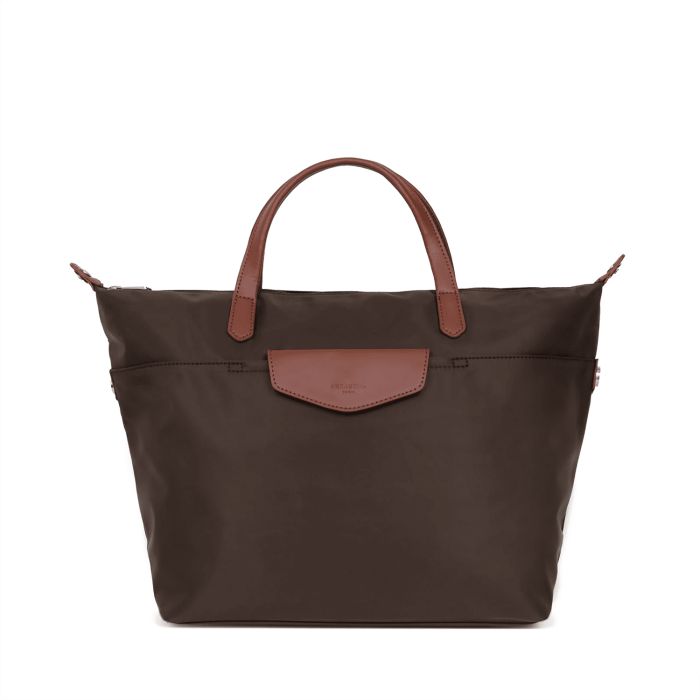 Sac cabas Pop 46 cm Marron Foncé