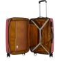 Lot de 3 valises rigides 379 Extensibles 55, 66 et 76 cm Rouge