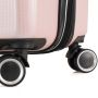 Lot de 3 valises rigides 379 Extensibles 55, 66 et 76 cm Rose saumon