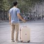 Valise rigide M Spring 2.0 67 cm Extensible + 7cm Rose gold