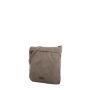 Sac bandoulière 6505 en toile garni cuir Marron