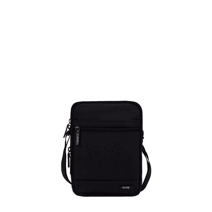 Sac travers L RFID 20,5 cm Noir