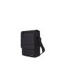 Sac travers avec rabat M RFID 18,5 cm Noir