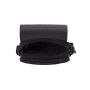 Sac travers avec rabat M RFID 18,5 cm Noir