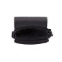 Sac travers avec rabat L RFID 20,5 cm Noir