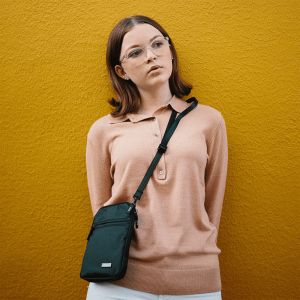 Sac travers S RFID 17 cm Noir