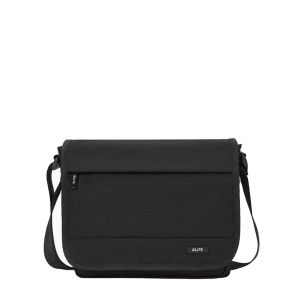 Besace Messenger S RFID RPET 26 cm Noir