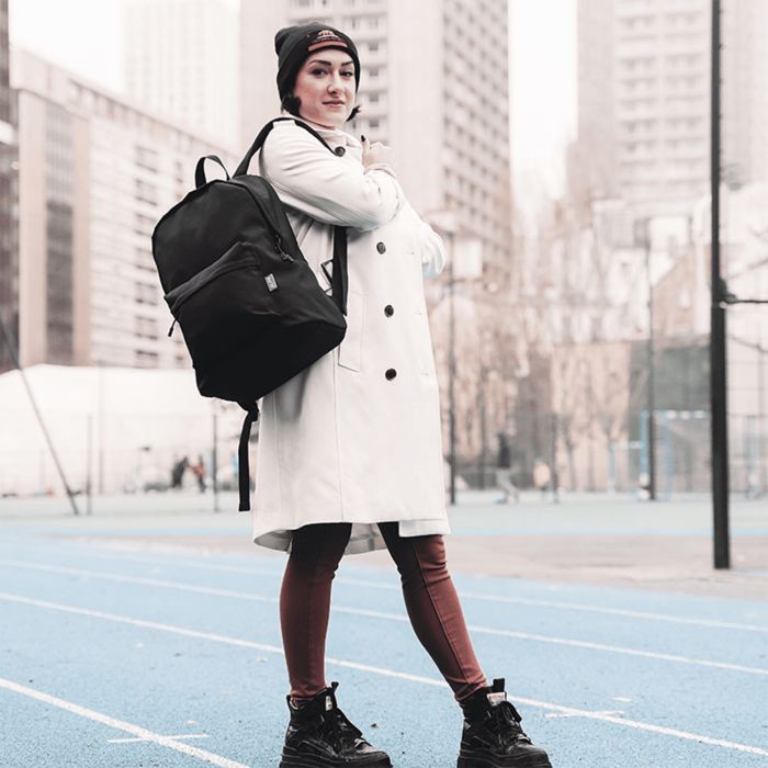 Sac à dos M RPET 36 cm Noir