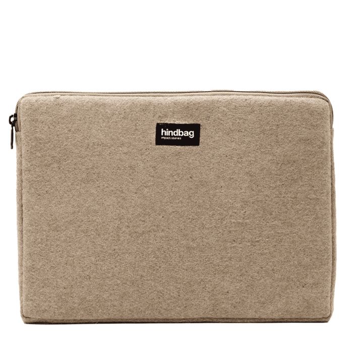 Housse ordinateur Ava M 15 pouces Laine Beige