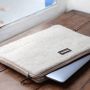 Housse ordinateur Ava M 15 pouces Laine Beige