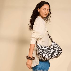 Sac à main Rosa Léopard écru