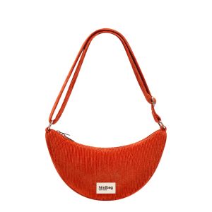 Sac banane Andréa 32 cm Velours Brique