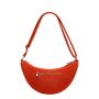 Sac banane Andréa 32 cm Velours Brique