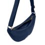 Sac banane Andréa 32 cm Velours Marine