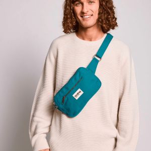Sac banane Harry 24 cm Bleu Paon