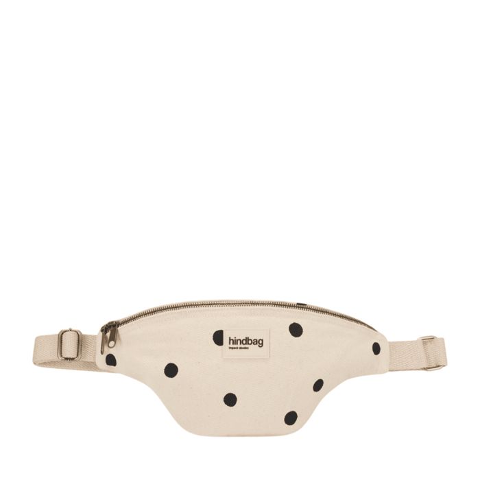 Sac banane Olivia 32 cm Pois écru