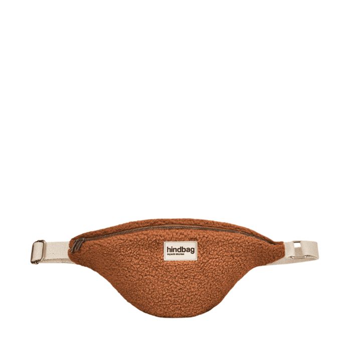 Sac banane Olivia 32 cm Teddy Brun