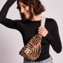 Sac banane Olivia 32 cm Tigre cannelle