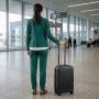 Valise cabine rigide Pure Mate Extensible 55cm Noir