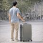 Valise rigide Pure mate Extensible 75cm Rose