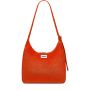 Sac bandoulière Claire 36 cm Velours Brique