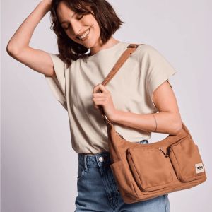 Sac à main multipocket Emile Cannelle