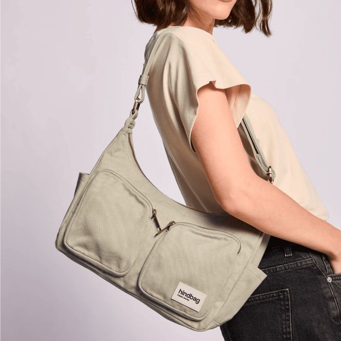 Sac à main multipocket Emile Vert Argile