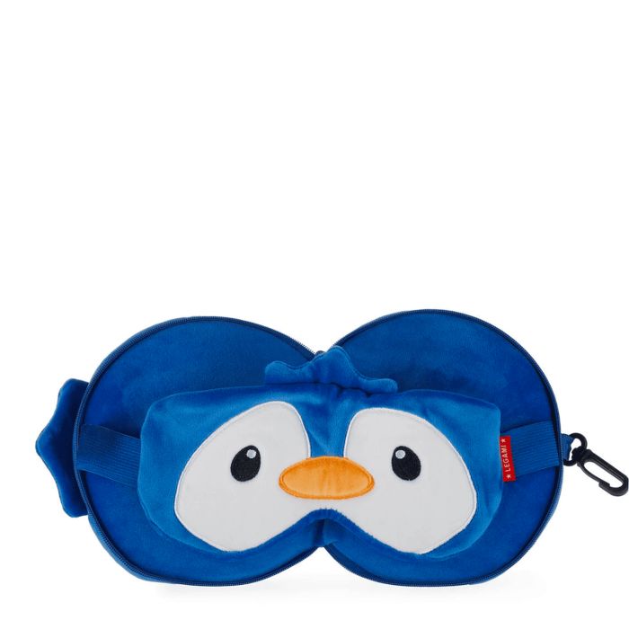 Coussin de voyage avec masque de sommeil Penguin